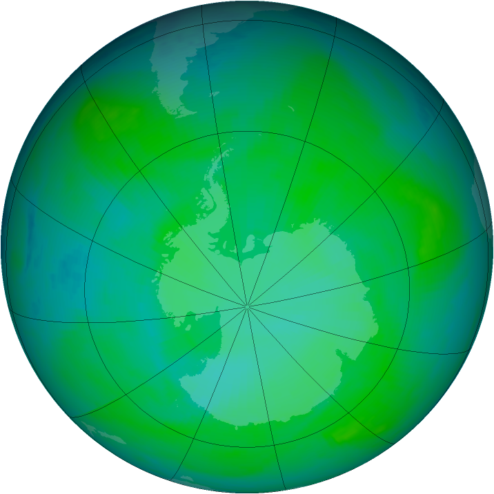 Ozone Map 1983-12-25